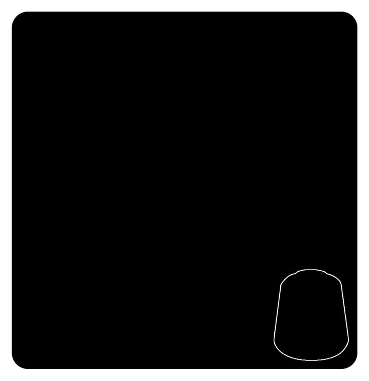 Citadel/Warhammer BASE: ABADDON BLACK 12ml