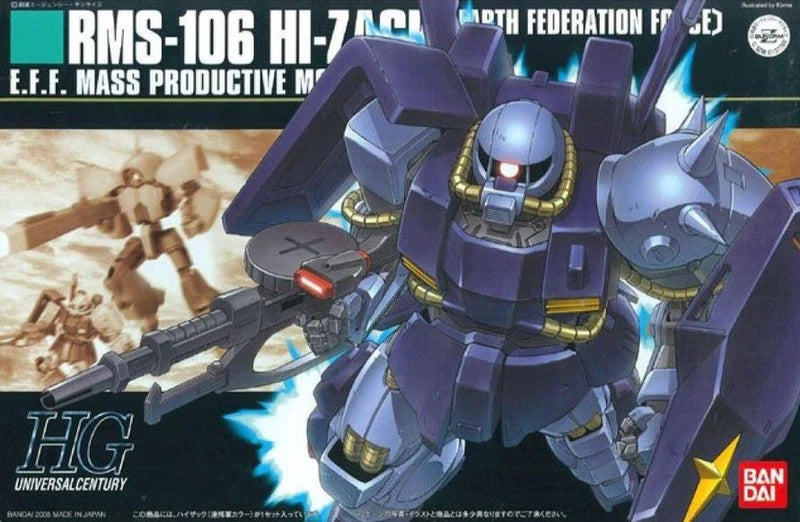 Bandai 1/144 HGUC #055 RMS-106 Hi-Zack (EFSF Version) "Mobile Suit Zeta Gundam" - 1137768