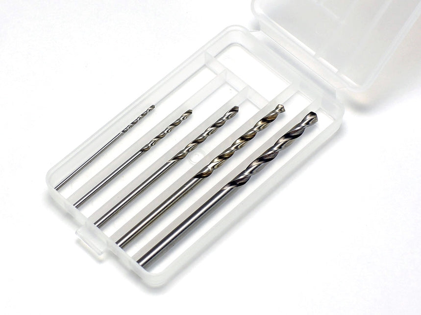 Tamiya Basic Drill Set 1Mm, 1.5Mm, 2Mm, 2.5Mm, 3Mm