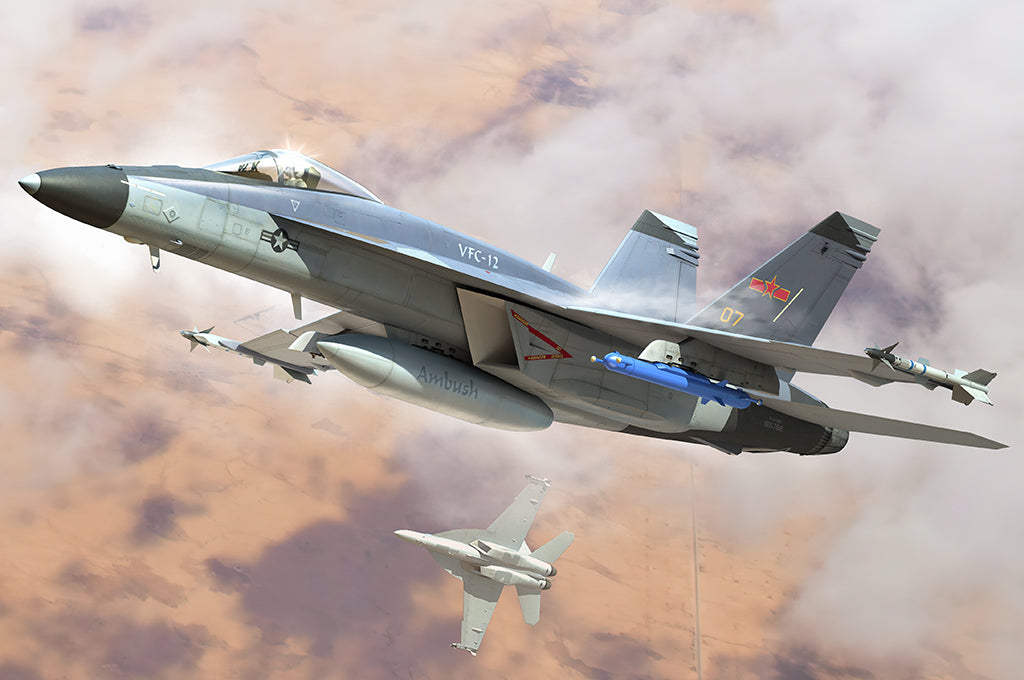 HobbyBoss 1/48 F/AE Super Hornet VFC-12