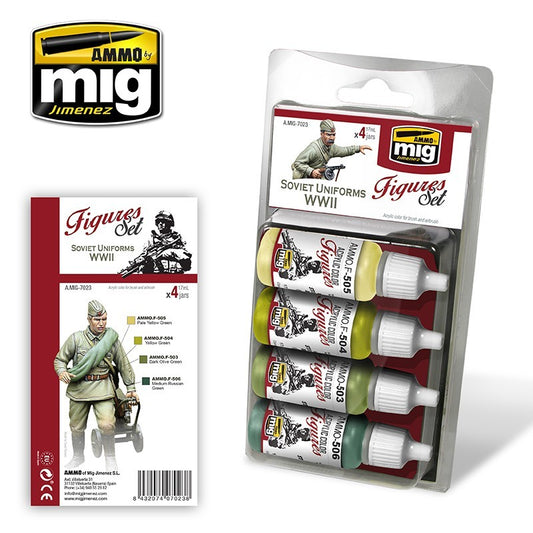 AMMO SOVIET UNIF WWII FIG SET 7023