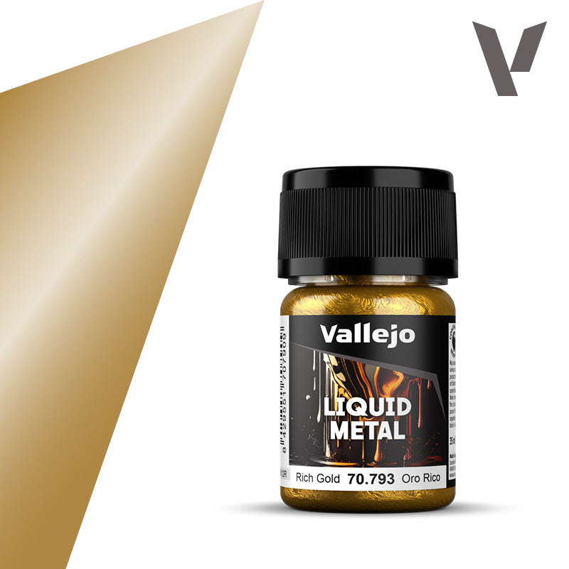 Vallejo Liquid Metal RICH GOLD 70.793