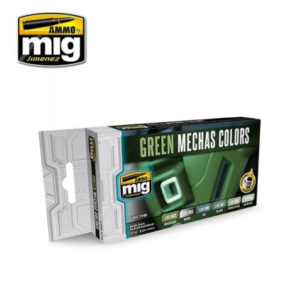 AMMO GREEN MECHAS PAINT SET 7149