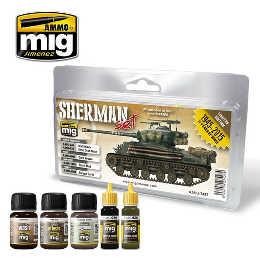 AMMO "FURY" SHERMAN WEATHERSET 7427