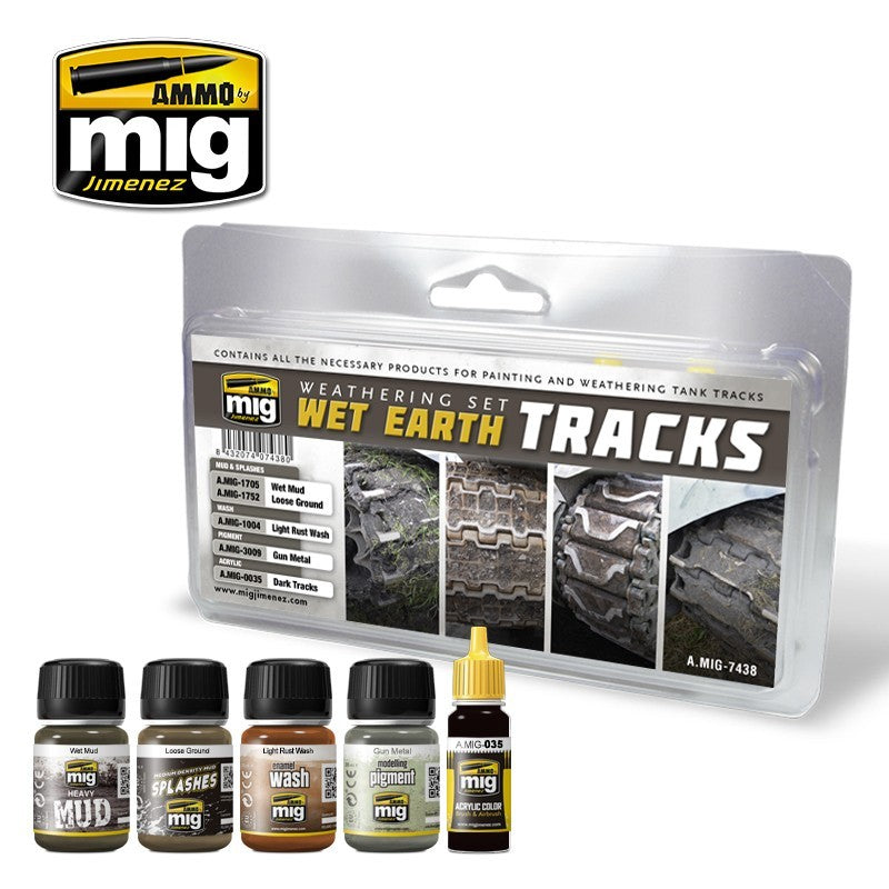 Ammo Wet Earth Tracks Weathering Set