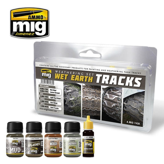Ammo Wet Earth Tracks Weathering Set