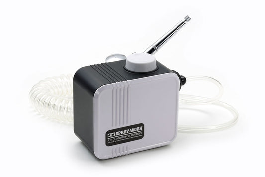 Tamiya Spray-Work Air Compressor Adv. W/Sparmax Airbrush Sx 0.3D