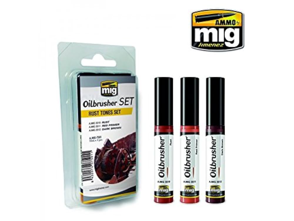 AMMO RUST TONES OILBRUSH SET 7501