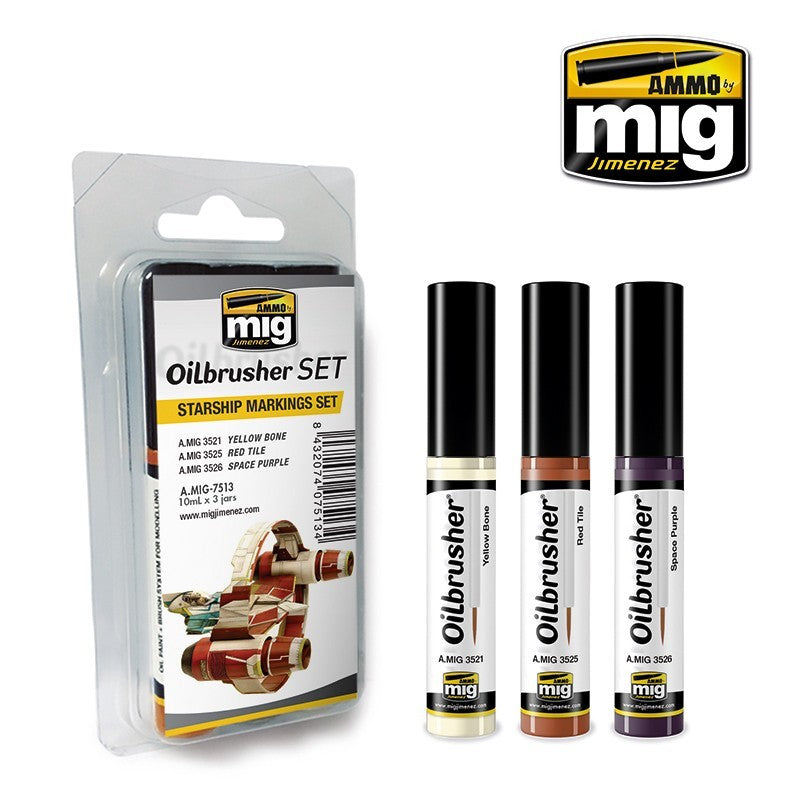 AMMO STARSHP MARKINGS OILBRUSH SET 7513