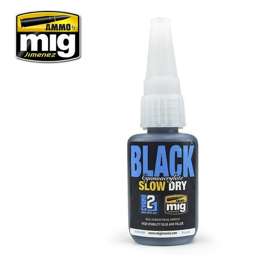 AMMO Black Slow Dry Cement 8034