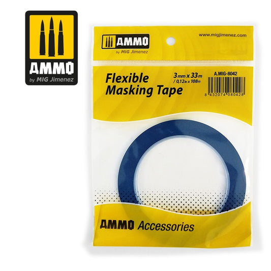 AMMO FLEX MASKING TAPE 3MM X 33M 8042