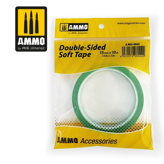 AMMO Double-Sided Soft Tape (15mm x 10M) 8044