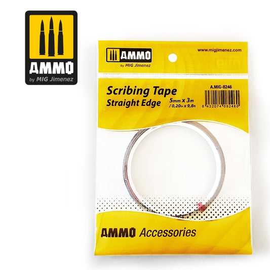 AMMO Scribing Tape - Straight Edge (5mm x 3M) 8246