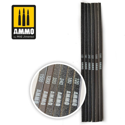 AMMO Contour Sanding Sticks - 6 pcs. 8568