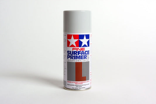 Tamiya Fine Surface Primer L Light Grey 180Ml Spray Can