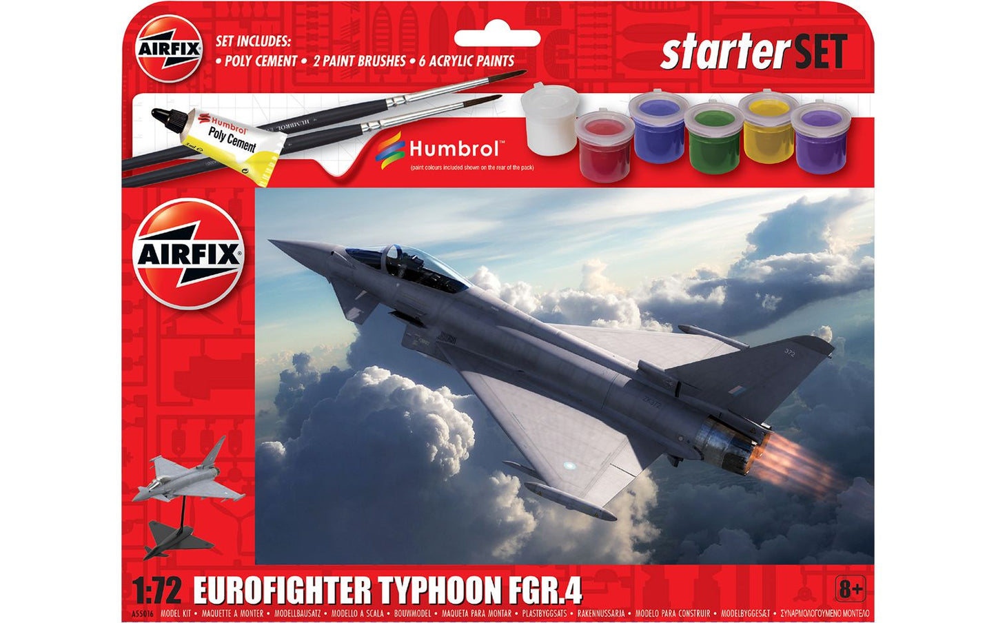 Airfix 1/72 Starter Set - Eurofighter Typhoon FGR.4