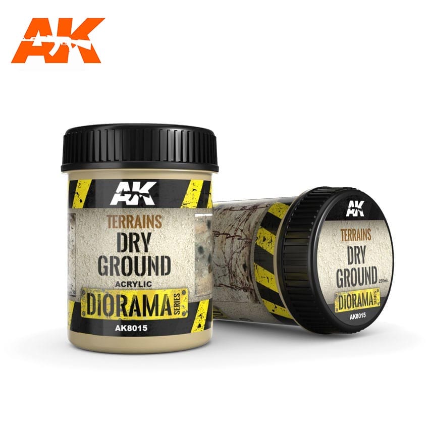 AK Interactive Terrains - Dry Ground 250ml
