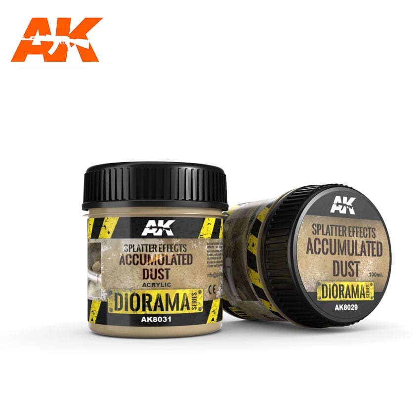 AK Interactive Splatter Effects Accumulated Dust