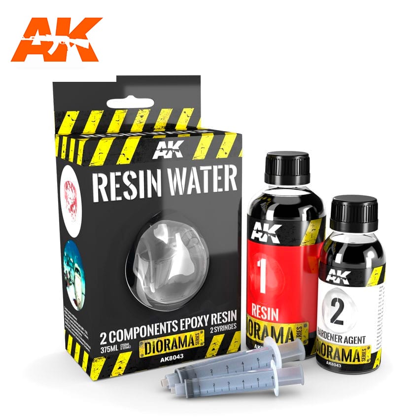 AK Interactive Resin Water 2 part epoxy 375ml