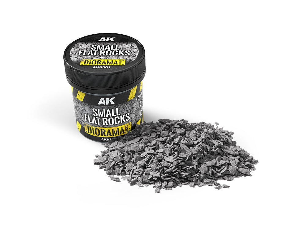 AK Interactive Small Flat Rocks 100ml