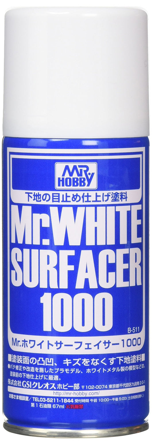 Mr. Hobby - Mr. Surfacer White 1000 Spray