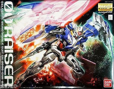 Bandai 1/100 MG Gundam 00 Raiser Celestial Being Mobile Suit GN-0000+GNR-01 - 2128733