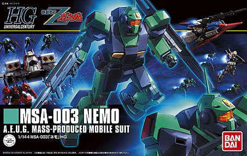 Bandai 1/144 HGUC MAS-003 Nemo (Zeta Gundam Color) – 2169626