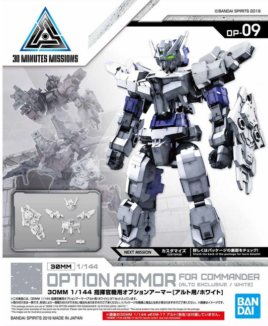 Bandai 1/144 30MM Option Armor for Commander (Alto Exclusive / White) – 2487792