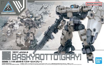 Bandai 1/144 30MM eEXM-9 Baskyrotto (Gray) – 2704774