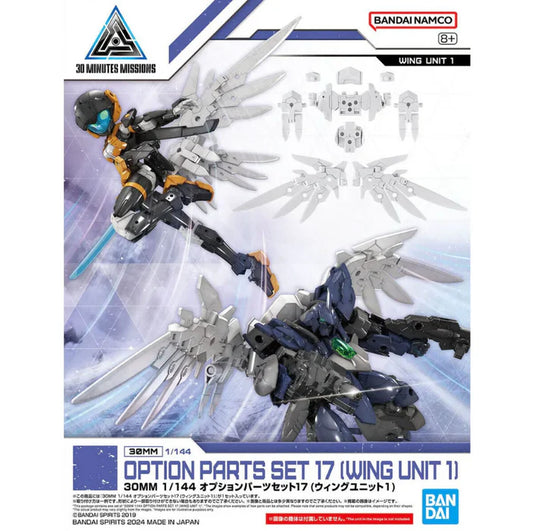 Bandai 1/144 30MM Option Parts Set 17 (Wing Unit 1) – 2715311