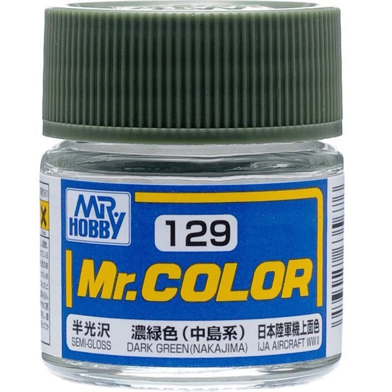 Mr. Hobby - Mr. Color C129 SEMI GLOSS DARK GREEN-NAKAJI