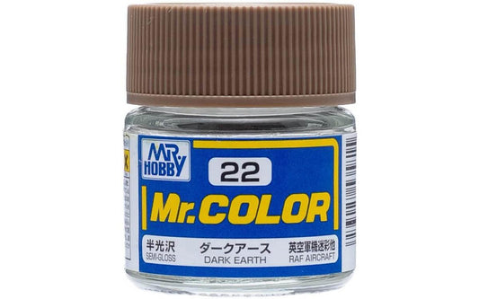 Mr. Hobby - Mr. Color C22 Semi Gloss Dark Earth