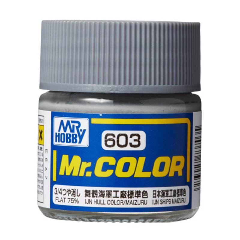Mr. Hobby - Mr. Color C603 75% FLAT IJN GRAY MAIZURU
