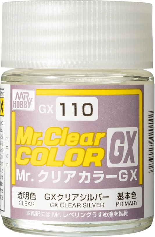 Mr. Hobby - Mr. Color GX GX110 CLEAR SILVER 18ML