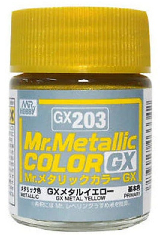 Mr. Hobby - Mr. Color GX GX203 METALLIC YELLOW 18ML