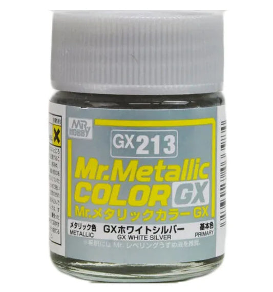 Mr. Hobby - Mr. Color GX GX213 METALLIC WHITE SILVER