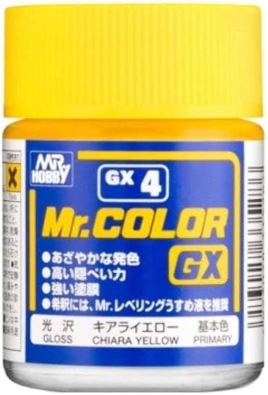 Mr. Hobby - Mr. Color GX GX4 GLOSS YELLOW 18ML
