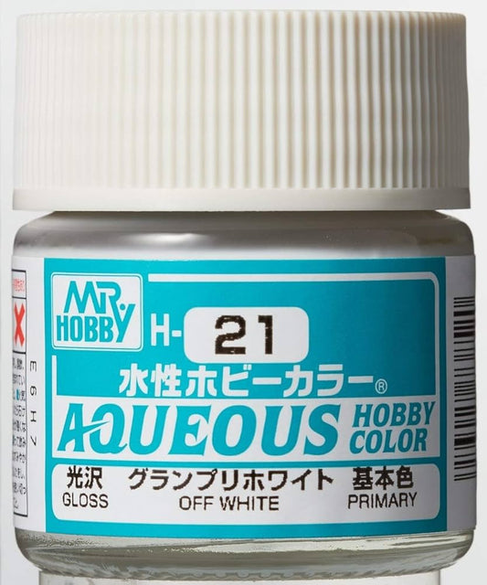 Mr. Hobby - Aqueous Hobby Color H21 GLOSS OFF WHITE 10ML