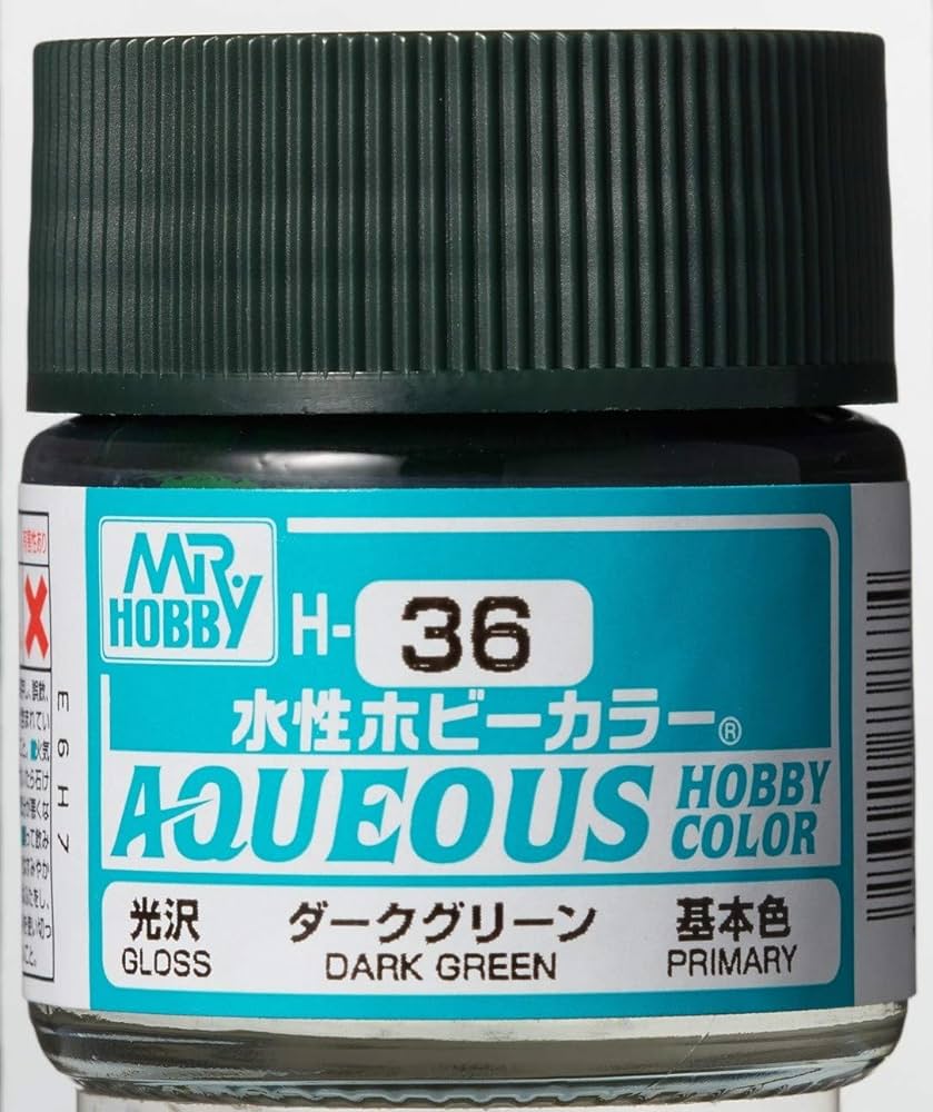 Mr. Hobby - Aqueous Hobby Color H36 GLOSS DARK GREEN 10ML