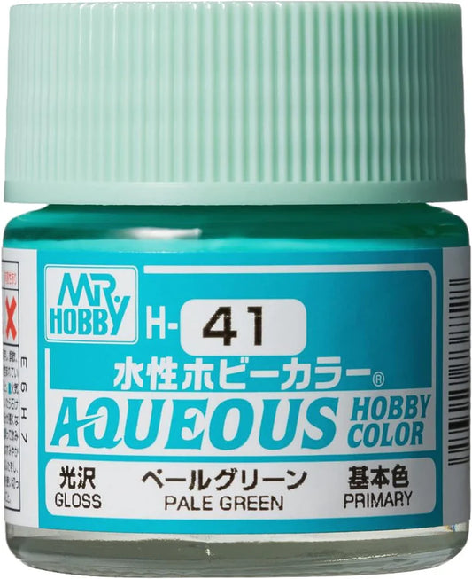 Mr. Hobby - Aqueous Hobby Color H41 GLOSS PALE GREEN 10ML