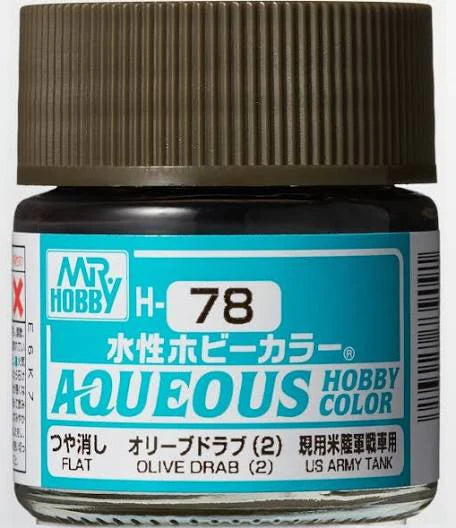 Mr. Hobby - Aqueous Hobby Color H52 SEMI GLOSS OLIVE DRAB