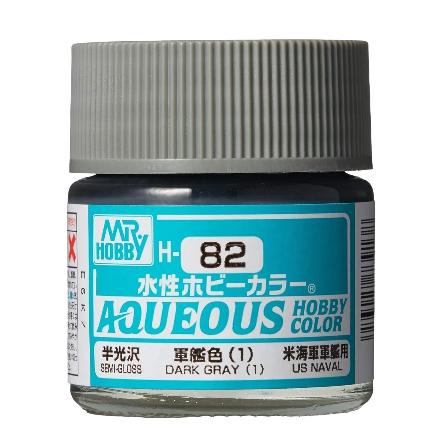 Mr. Hobby - Aqueous Hobby Color H82 SEMI GLOSS DARK GRAY #1