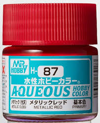 Mr. Hobby - Aqueous Hobby Color H87 METALLIC RED 10ML