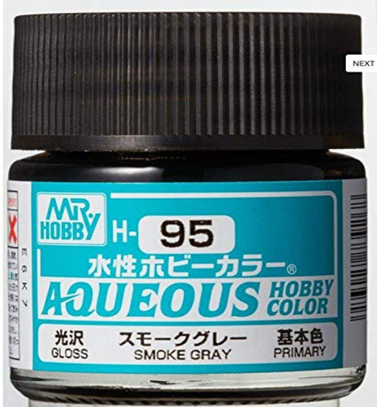 Mr. Hobby - Aqueous Hobby Color H95 CLOSS SOMKE GRAY 10ML