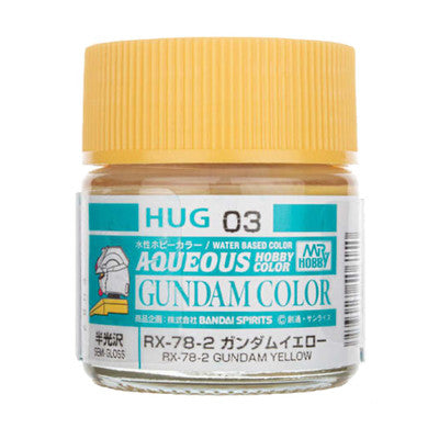 Mr. Hobby - Aqueous Gundam Color HUG03 RX-78-2 GUNDAM YELLOW