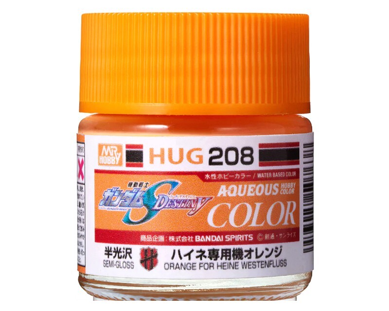 Mr. Hobby - Aqueous Gundam Color HUG208 SEED DESTINY ORANGE