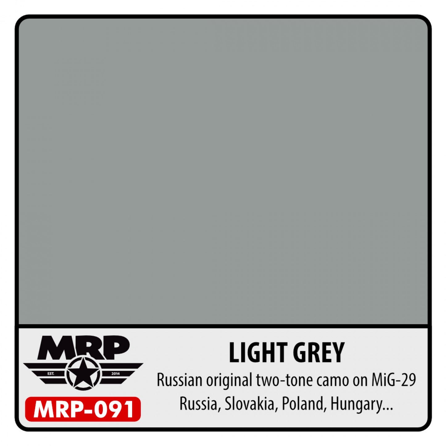 MRP Light Grey (Mig29 two tone camo)