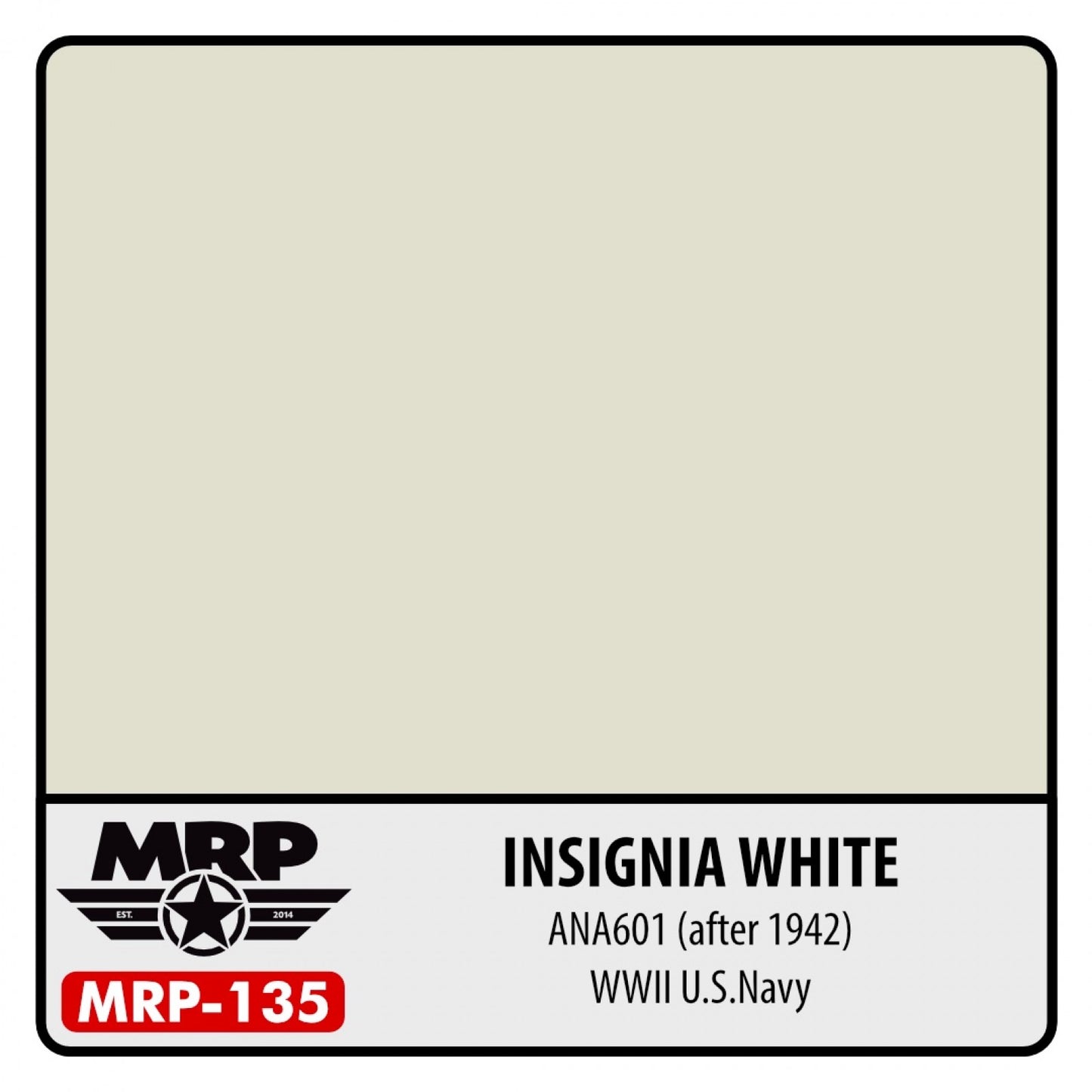MRP WWII US - Insignia White ANA601 (after 1942)