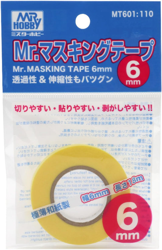 Mr. Hobby - MT601 MASKING TAPE 6MM