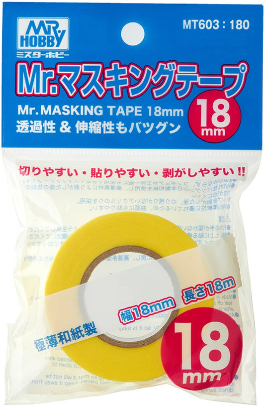 Mr. Hobby - MT603 MASKING TAPE 18MM